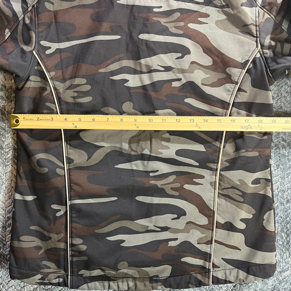 Clique Camouflage Softshell Jacket Full Zip Fleec… - image 9